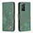 Leather Case Stands Flip Cover Holder B03F for Xiaomi Redmi Note 11 Pro 5G Green