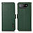 Leather Case Stands Flip Cover Holder B03H for Asus ROG Phone 7 Green