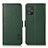 Leather Case Stands Flip Cover Holder B03H for Asus ZenFone 8 Mini Green