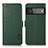 Leather Case Stands Flip Cover Holder B03H for Google Pixel 6 Pro 5G Green