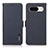 Leather Case Stands Flip Cover Holder B03H for Google Pixel 8 5G Blue