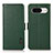 Leather Case Stands Flip Cover Holder B03H for Google Pixel 8 5G Green