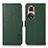 Leather Case Stands Flip Cover Holder B03H for Huawei Honor 50 5G