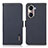 Leather Case Stands Flip Cover Holder B03H for Huawei Honor 60 5G Blue