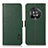 Leather Case Stands Flip Cover Holder B03H for Huawei Honor Magic4 5G Green