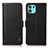 Leather Case Stands Flip Cover Holder B03H for Motorola Moto Edge 20 Lite 5G Black