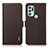 Leather Case Stands Flip Cover Holder B03H for Motorola Moto G60s