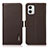 Leather Case Stands Flip Cover Holder B03H for Motorola Moto G73 5G