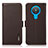 Leather Case Stands Flip Cover Holder B03H for Nokia 1.4 Brown