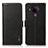 Leather Case Stands Flip Cover Holder B03H for Nokia 5.4 Black