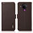 Leather Case Stands Flip Cover Holder B03H for Nokia 5.4 Brown