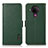 Leather Case Stands Flip Cover Holder B03H for Nokia 5.4 Green