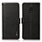 Leather Case Stands Flip Cover Holder B03H for Nokia C01 Plus Black