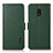 Leather Case Stands Flip Cover Holder B03H for Nokia C01 Plus Green