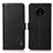 Leather Case Stands Flip Cover Holder B03H for Nokia C200 Black