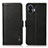 Leather Case Stands Flip Cover Holder B03H for Nothing Phone 2 Black