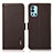 Leather Case Stands Flip Cover Holder B03H for OnePlus 9R 5G