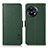 Leather Case Stands Flip Cover Holder B03H for OnePlus Ace 2 Pro 5G Green