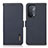 Leather Case Stands Flip Cover Holder B03H for Oppo A74 5G