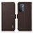 Leather Case Stands Flip Cover Holder B03H for Oppo A74 5G