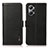 Leather Case Stands Flip Cover Holder B03H for Oppo K10 Pro 5G Black