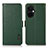 Leather Case Stands Flip Cover Holder B03H for Oppo K11x 5G Green