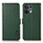 Leather Case Stands Flip Cover Holder B03H for Oppo Reno8 Pro+ Plus 5G Green