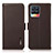 Leather Case Stands Flip Cover Holder B03H for Realme 8 Pro