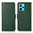 Leather Case Stands Flip Cover Holder B03H for Realme 9 Pro+ Plus 5G Green