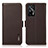 Leather Case Stands Flip Cover Holder B03H for Realme GT 5G