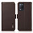 Leather Case Stands Flip Cover Holder B03H for Realme Narzo 30 5G