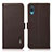 Leather Case Stands Flip Cover Holder B03H for Samsung Galaxy A02