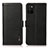 Leather Case Stands Flip Cover Holder B03H for Samsung Galaxy A02s Black