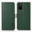 Leather Case Stands Flip Cover Holder B03H for Samsung Galaxy A02s Green