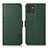 Leather Case Stands Flip Cover Holder B03H for Samsung Galaxy A03 Green