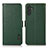 Leather Case Stands Flip Cover Holder B03H for Samsung Galaxy A04s Green