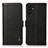 Leather Case Stands Flip Cover Holder B03H for Samsung Galaxy A13 4G Black