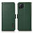 Leather Case Stands Flip Cover Holder B03H for Samsung Galaxy A22 4G Green
