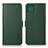 Leather Case Stands Flip Cover Holder B03H for Samsung Galaxy A22s 5G Green