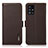 Leather Case Stands Flip Cover Holder B03H for Samsung Galaxy A51 5G Brown