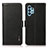 Leather Case Stands Flip Cover Holder B03H for Samsung Galaxy M32 5G Black