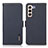 Leather Case Stands Flip Cover Holder B03H for Samsung Galaxy S23 Plus 5G Blue