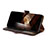 Leather Case Stands Flip Cover Holder B03H for Samsung Galaxy S24 5G