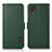 Leather Case Stands Flip Cover Holder B03H for Samsung Galaxy XCover 5 SM-G525F Green