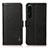 Leather Case Stands Flip Cover Holder B03H for Sony Xperia 1 IV Black