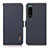 Leather Case Stands Flip Cover Holder B03H for Sony Xperia 5 III SO-53B Blue