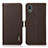 Leather Case Stands Flip Cover Holder B03H for Sony Xperia Ace III SO-53C