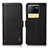 Leather Case Stands Flip Cover Holder B03H for Vivo iQOO Neo6 5G