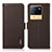 Leather Case Stands Flip Cover Holder B03H for Vivo iQOO Neo6 5G