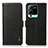 Leather Case Stands Flip Cover Holder B03H for Vivo V25 Pro 5G